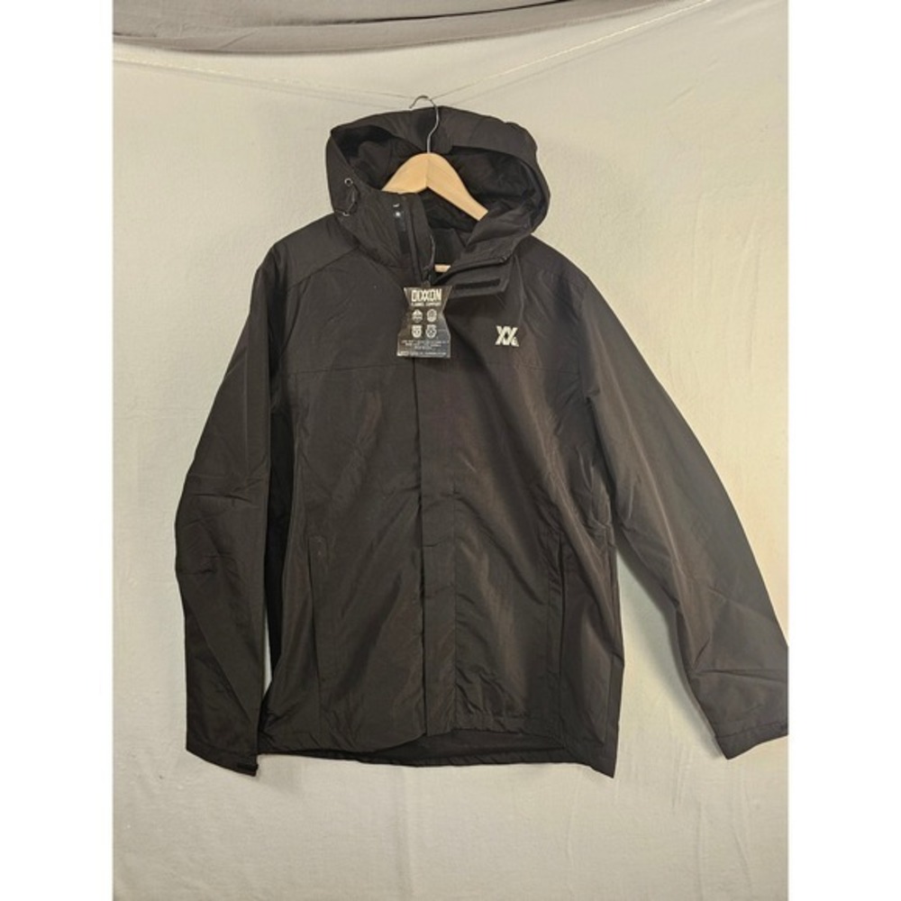 Dixxon Ground Up Customs Form Function Black Jacket L Tall Hooded NEW #1645